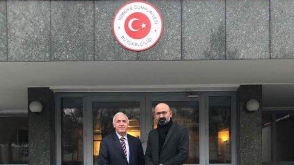 Türkiye Mezunları Derneği Başkanının Müşavirliğimizi Ziyareti